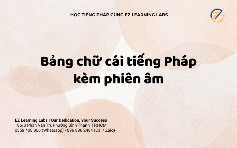 bảng cái tiếng Pháp có phiên âm
