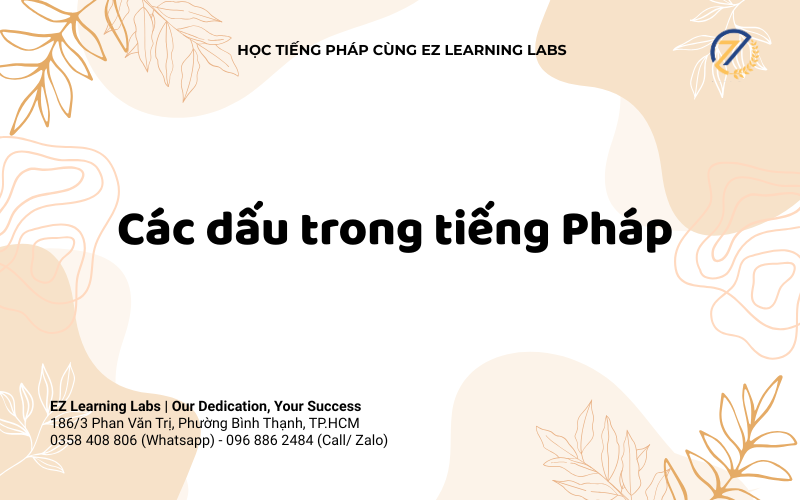 Các dấu trong tiếng pháp