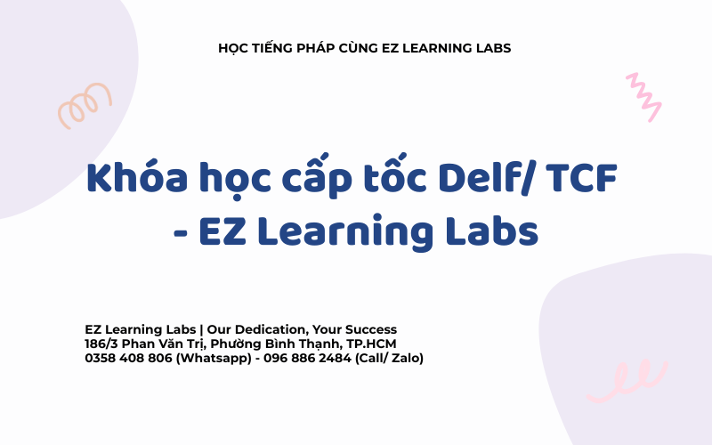 Khóa học cấp tốc Delf/ TCF