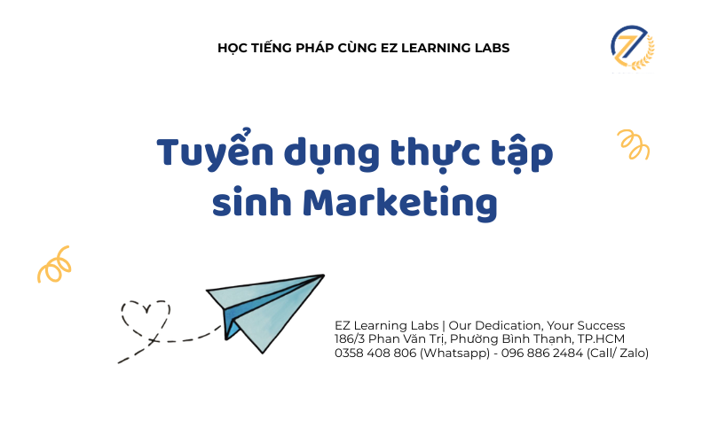 Tuyển dụng thực tập sinh Marketing