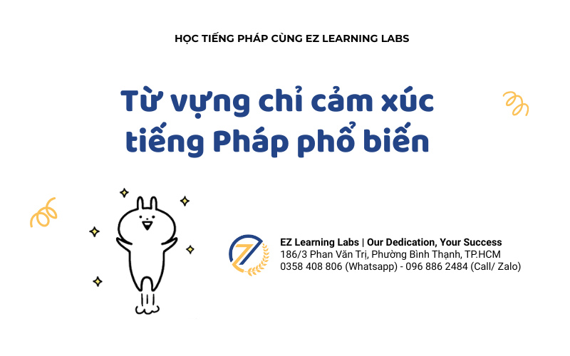 Từ vựng chỉ cảm xúc tiếng Pháp phổ biến 