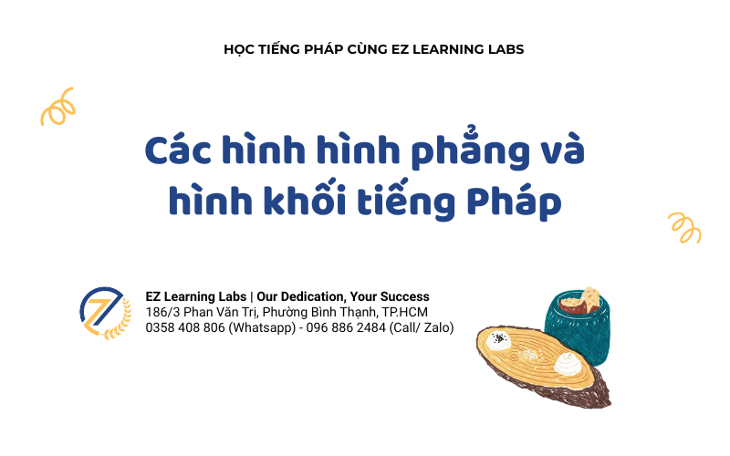 Các hình hình phẳng và hình khối tiếng Pháp  