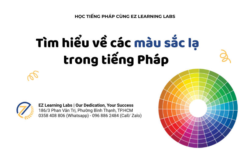 Tìm hiểu về các màu sắc lạ trong tiếng Pháp