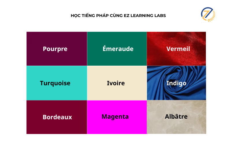 Các màu sắc tiếng Pháp "độc lạ"