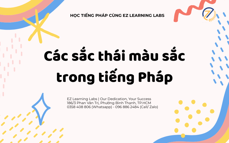 Các sắc thái màu sắc trong tiếng Pháp