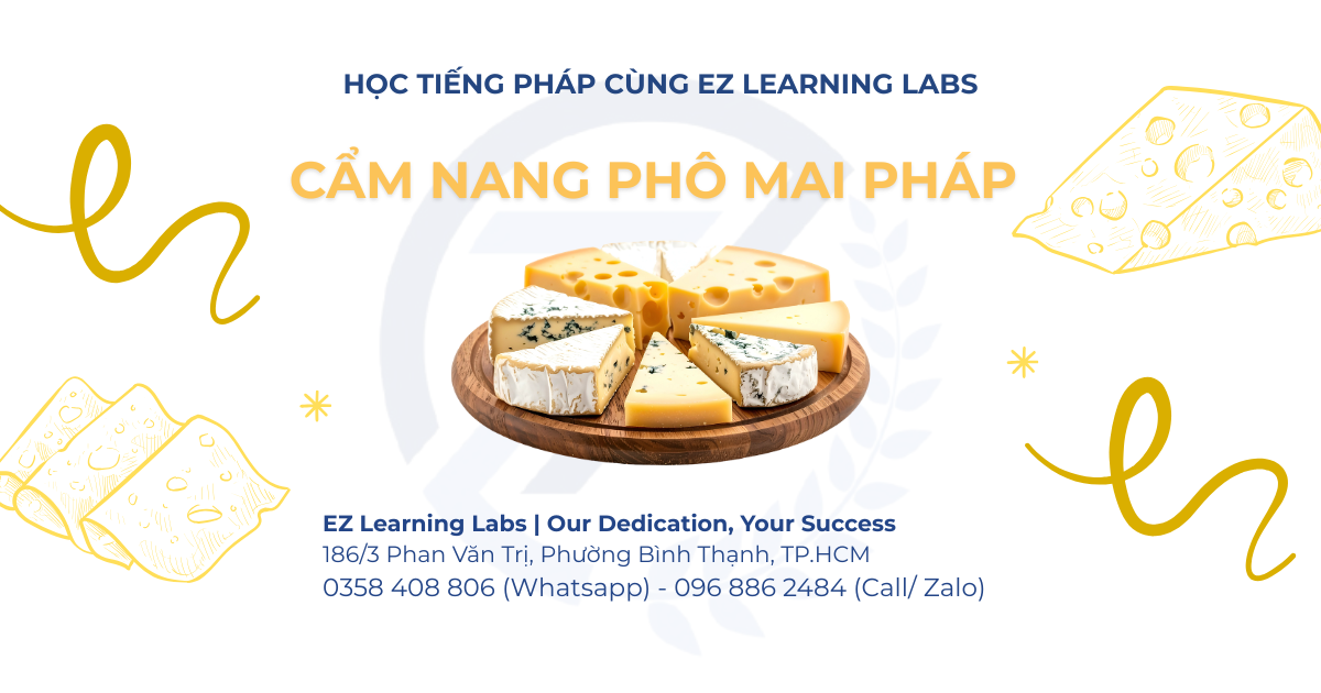 Cẩm nang phô mai Pháp theo vùng - EZ Learning Labs
